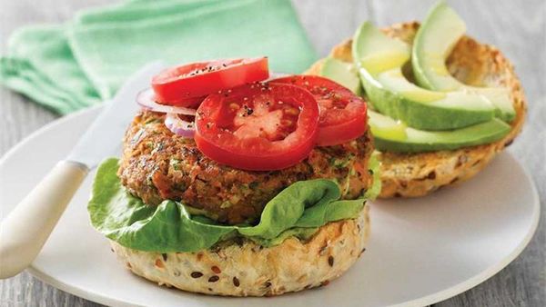 Beef and sweet potato burgers recipe