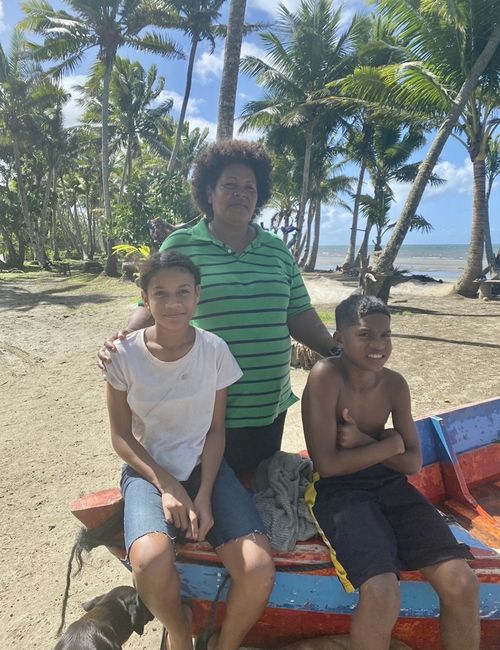 Down the beach, the Brown family's livelihood also hangs in the balance.