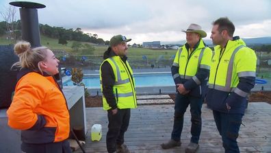 Foremen Keith and Dan say their final goodbyes on The Block 2022.