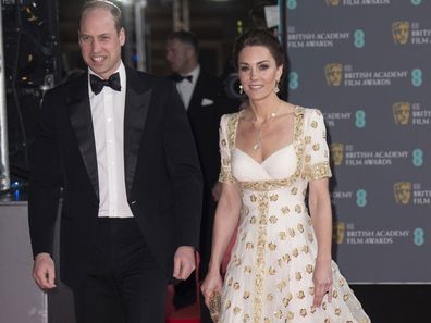 Kate and William walk the red carpet at the BAFTAs