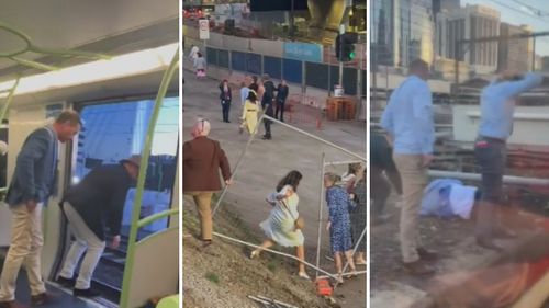 Authorities have issued a warning after ﻿a brawl broke out in a carriage full of Melbourne racegoers heading home from Stakes Day, bringing the train to a standstill.The fight brought the train to a complete stop for almost an hour last night near Southern Cross station.