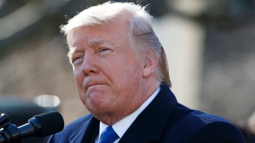 US President Donald Trump speaks to the March for Life participants. (AAP file image) 