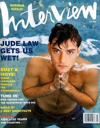 Jude Law, <em>Interview</em> Magazine July 2001