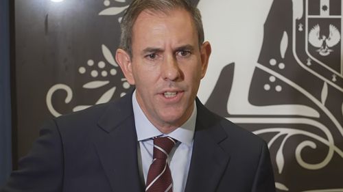 Treasurer Jim Chalmers speaking with Housing Minister Clare O'Neil in Queensland. 