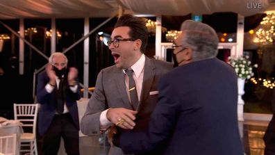 Dan Levy and Eugene Levy sweep the Emmys.