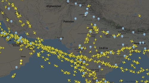 Pakistan airspace is closed.