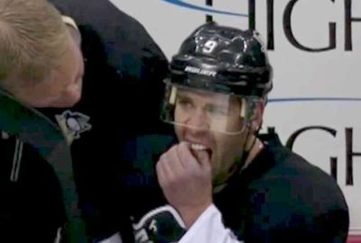 <b>Ice hockey players are known for their toughness, but Canada's Pascal Dupuis has taken it to new heights with an act of amateur dentistry. </b><br/><br/>The Pittsburgh Penguins player had a tooth loosened after a collision with a teammate on Wednesday night. Sitting on the bench, Dupuis calmly pulled out a tooth and handed it to a trainer before unsuccessfully trying to remove another.  <br/><br/>Dupuis is not the first sportsperson to tough it out in the face of injury. Click through to see some cringeworthy videos of athletes defying pain. <br/><br/>