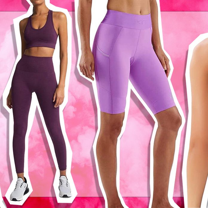 Gymshark Seamless Airflow Gray & Pink Compression Athletic Shirt womens  medium 