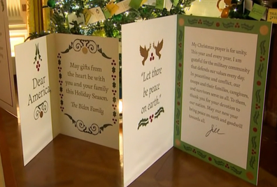 Jill Biden Christmas cards