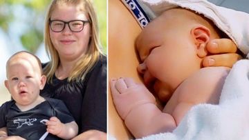 Mum Ali De Strang was given medication twice to stop her going into labour.