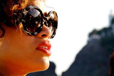 Rihanna shares pics of her vacation sailing around the coast of Italy.<br/><br/>"my fav sunglasses"