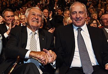 How long did Bob Hawke serve as prime minister of Australia?