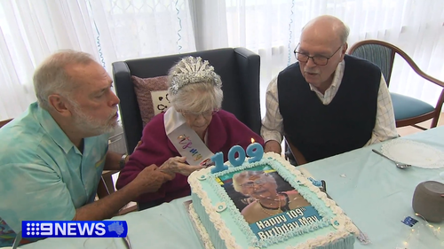 May Baker was born in Lismore in 1916, became a home economics teacher and was married to her late husband Ken for 60 years.
