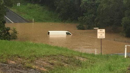 Residents reported flooding in Kuranda, north of Cairns. (Supplied)