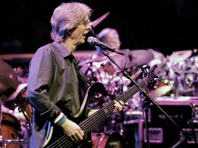 FILE -  Phil Lesh performs with The Dead, at the Forum in the Inglewood section of Los Angeles, on May 9, 2009. Lesh, a founding member of the Grateful Dead, died Friday, Oct. 25, 2024, at age 84. (AP Photo/Richard Vogel, File)