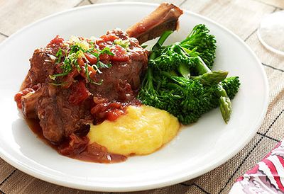 <strong>Slow-cooker lamb shanks</strong>