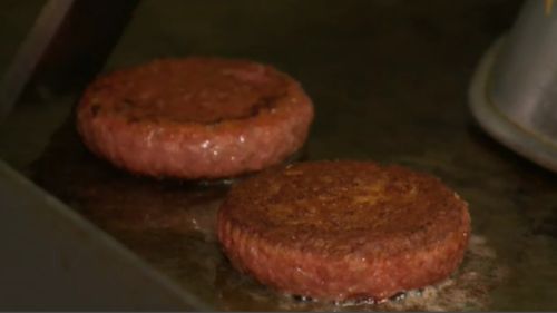 Beyond Meat claims to cook- and taste- like a real beef burger, despite being entirely made of plant products. (9NEWS)