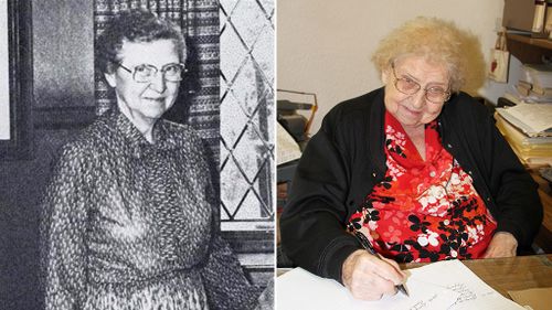 Ninety-nine-year-old secretary marks 80th work anniversary