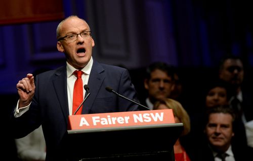 Luke Foley during the NSW State Labor Conference in Sydney in July last year. Picture: AAP