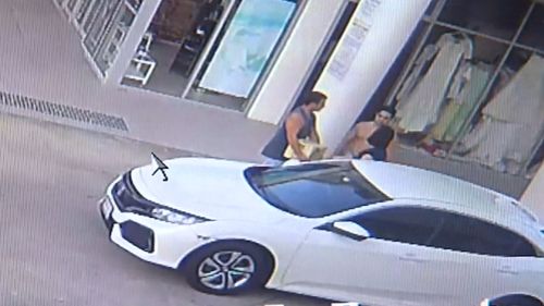 The woman was parked on Laver Street in Robina when police allege she was assaulted during an attempted robbery.