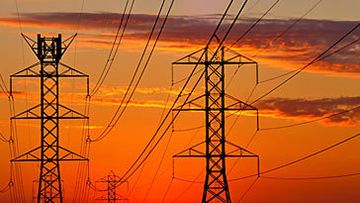 Power lines in Australia (Getty)