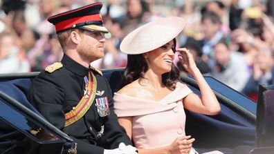 Prince Harry Meghan Markle Trooping the Colour