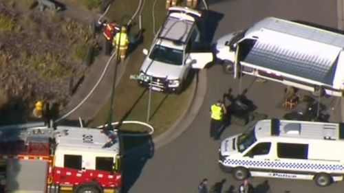 Explosion heard at Melbourne home after suspicious device found during drug raid