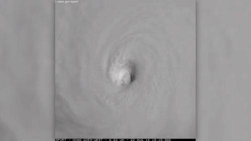 Hurricane Lane on its way to Hawaii.