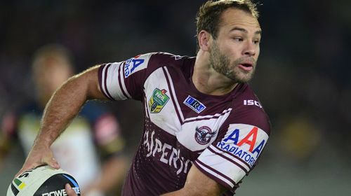 Manly fullback Brett Stewart. (Getty)