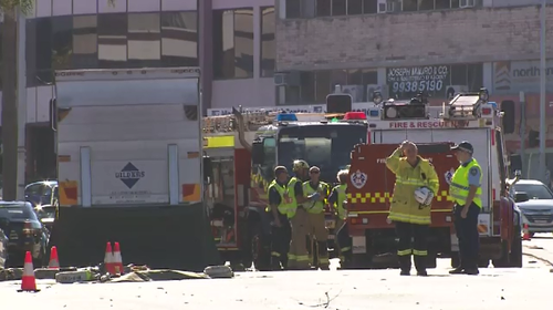 Jo-Ann Thwaites' body was dragged along Old Pittwater Road before being thrown into the path of another passing truck. She died at the scene.