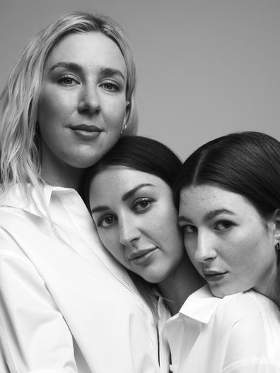 Amelia, Laura and Anabel Flynn for the 2024 Witchery White Shirt campaign.