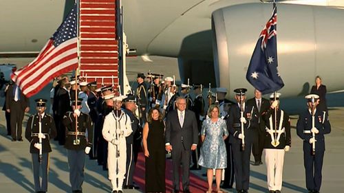 Scott Morrison US arrival