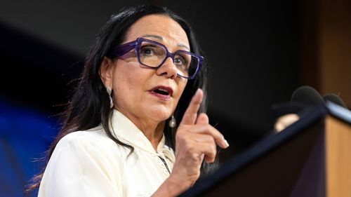 Minister for Indigenous Australians Linda Burney during an address to the National Press Club