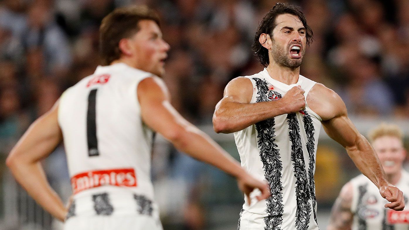 Collingwood CEO Mark Anderson rejects claims club is trying to force Brodie Grundy's exit