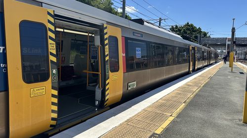 A Queensland Rail train.