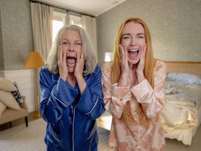 Jamie Lee Curtis and Lindsay Lohan in Freakier Friday (2025)