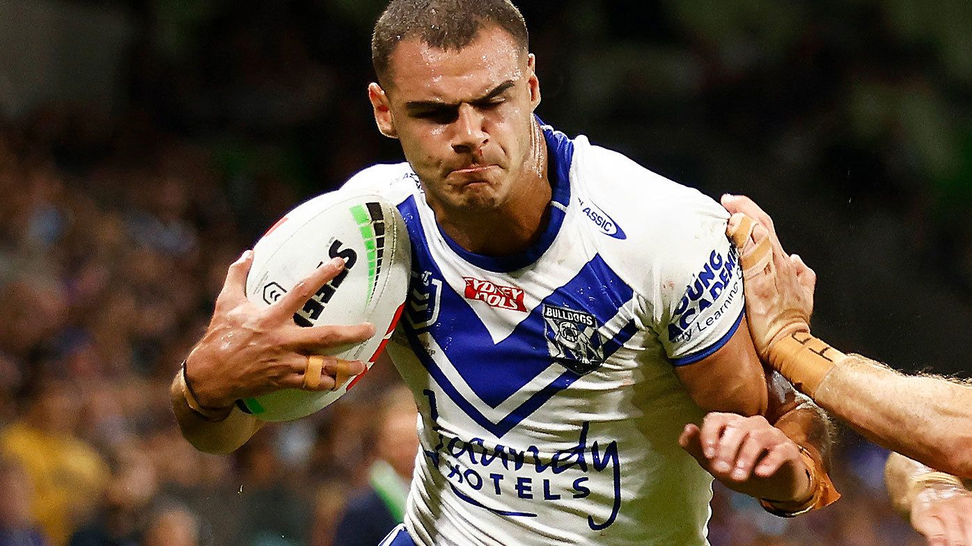 Jacob Kiraz has been a revelation at the wing position for the Canterbury Bulldogs this season