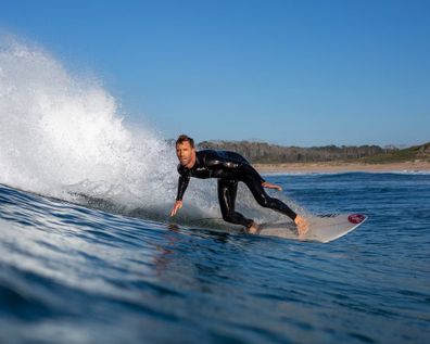 Surfer and lifeguard Blake Thornton