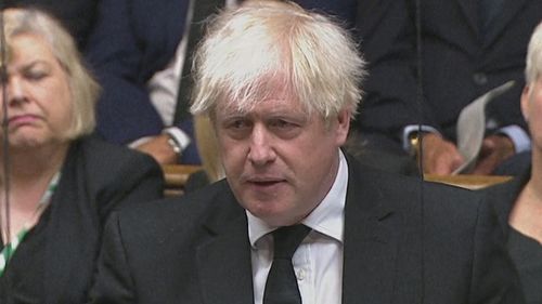 Former prime minister Boris Johnson has shared a powerful, personal moment to describe his and the nation's grief.