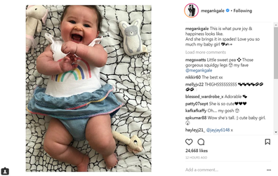 Megan Gale Shares New Photo Of Baby Girl 9honey