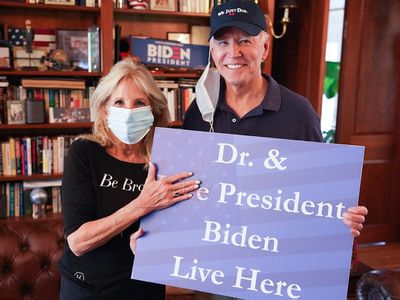Jill Biden shares emotional photo following Joe's election win