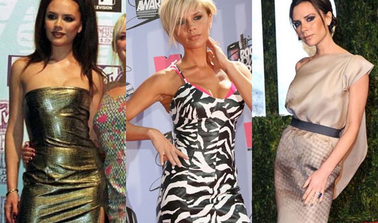 Zebra frocks and peroxide crops! Victoria Beckham's fash-formation