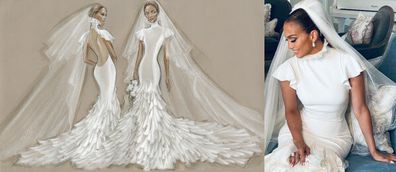 Jennifer Lopez wedding dress