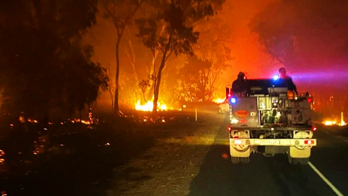 The Coles fire continues to burn with more than 200 firefighters still on the ground. 