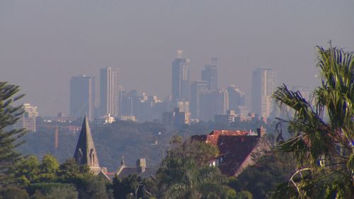 Smoke haze over Sydney amid hazard reduction burns