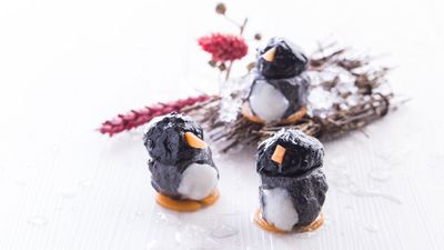 Happy penguin cuttlefish ball, The Drunken Pot, Tsim Sha Tsui