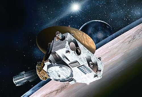 Illustration of the New Horizons mission to Pluto (Getty)