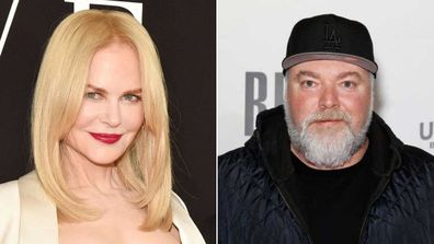 Nicole Kidman cringed after Kyle Sandilands' line of questioning.