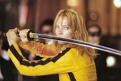 Tarantino turned Uma Thurman from bland to bad as the kick-ass Bride in the two <i>Kill Bill </i>movies. Respect.