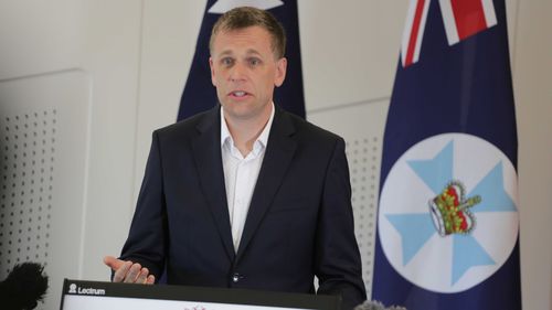 Incoming Queensland Chief Health Officer Krispin Hajkowicz at the announcement of his appointment in Brisbane. 